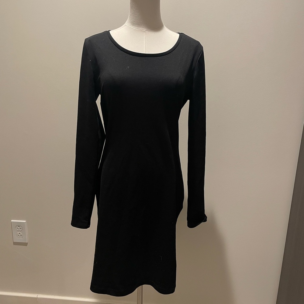 H&M Classic Black Long Sleeve Dress